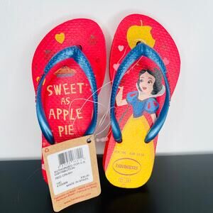 Havaianas Shoes Kid's Disney Princess Slim Flip Flop Sandals Snow White